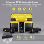 NEEWER CM28 draadloze lavaliermicrofoon met oplaadcase - Afbeelding 8