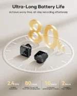 KUKIHO draadloze lavaliermicrofoon met oplaadcase voor smartphones - Afbeelding 2